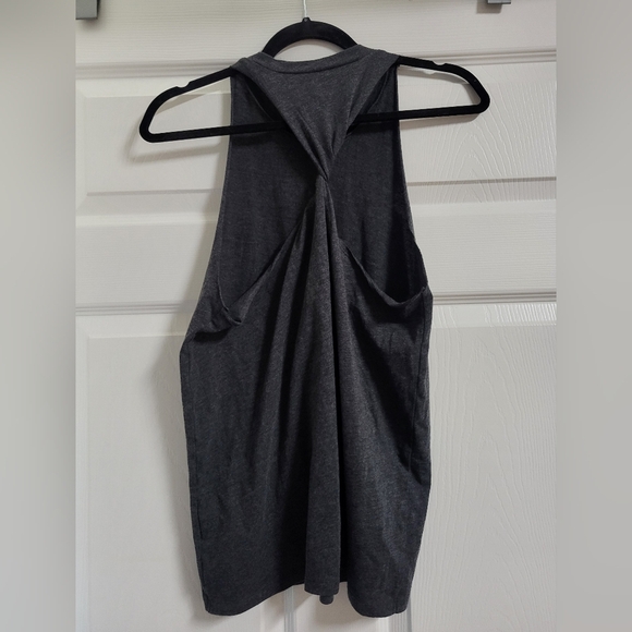 PINK Women's Victoria's Secret Charcoal Twisted Back Tank Size XS - Picture 3 of 3